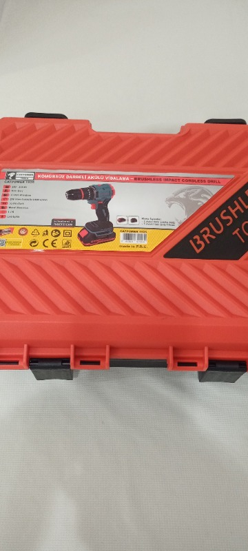Catpower 1025 Kömürsüz Darbeli Akülü Matkap 20V 2 Ah Lion