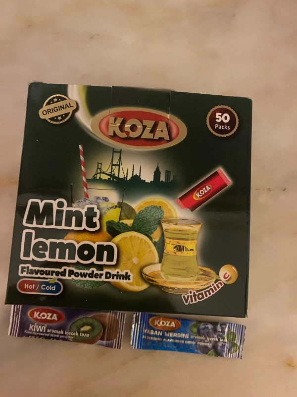 Koza Tek İçimlik Nane Limon Aromalı İçecek Tozu 50 Stick