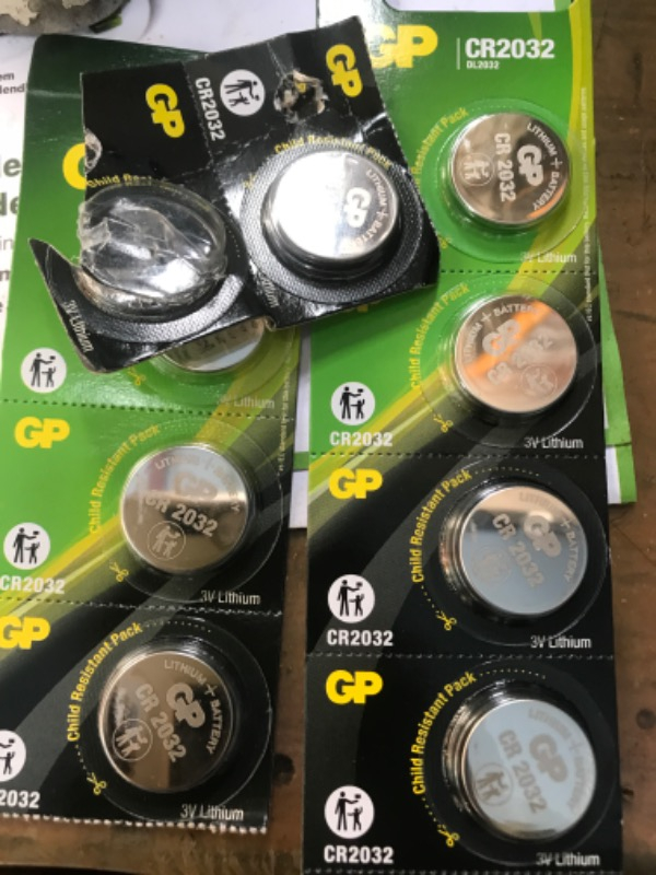 Gp CR2032 Lityum 3V Düğme Pil 5 Blister 10 Kart 50'li