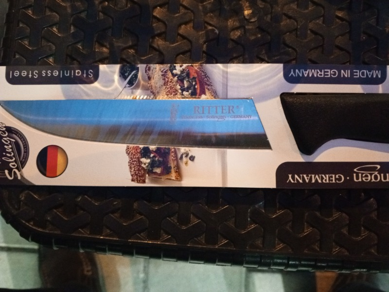 Solingen Siyah Saplı Orta Boy Mutfak Bıçağı