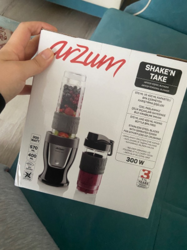 Arzum AR1032 Shake’N Take Kişisel Blender - Siyah