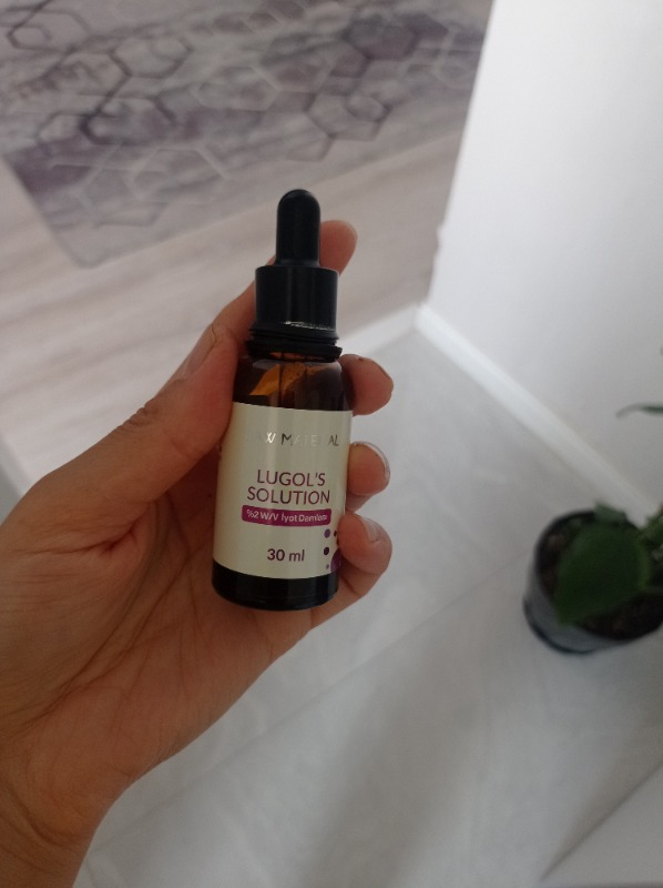 Raw Material Lugol's Solution İyot %2 Damla 30 ml