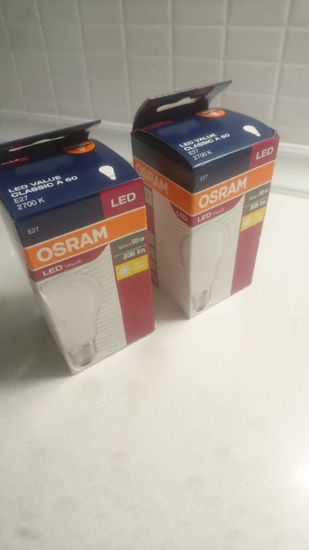 Osram Led Value 8.5W Sarı Işık E-27 Ampul 806 lm