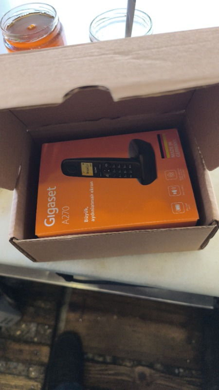 Gigaset A270 Siyah Dect Telsiz Telefon