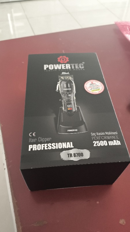 Powertec TR-8700 Saç Tıraş Makinesi Siyah