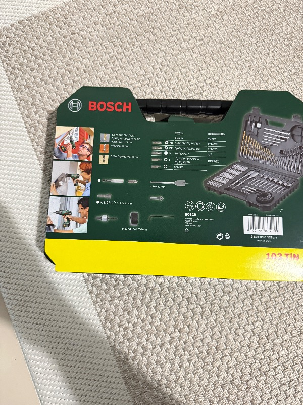 Bosch V-Line Matkap & Vidalama Karışık Aksesuar Seti 103 Parça - 2607017367