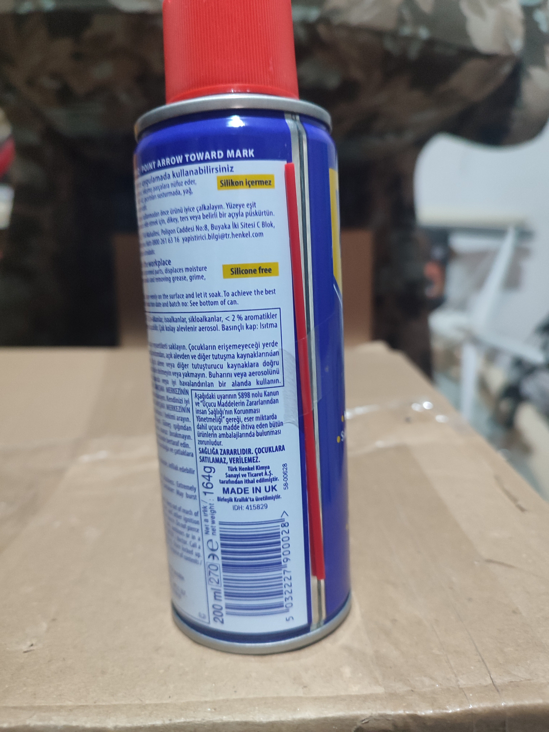 Henkel WD-40 Pas Sökücü ve Genel Yağlayıcı Sprey 200 ml