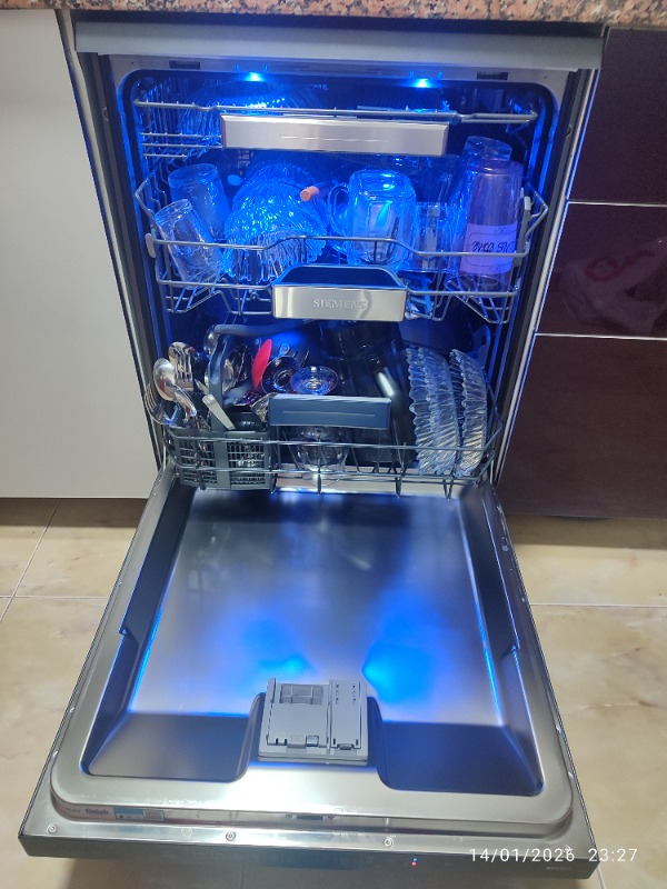 Siemens SN15EC00NT Solo Bulaşık Makinesi 6 Programlı Siyah Çelik