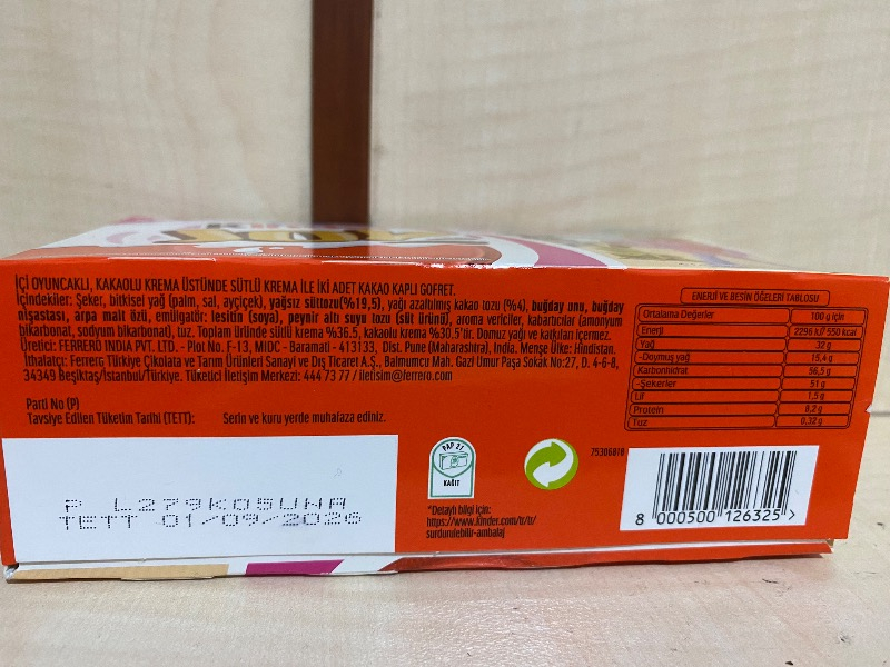 Kinder Joy Yumurta Çikolata Kızlar 20 Gr 3'lü