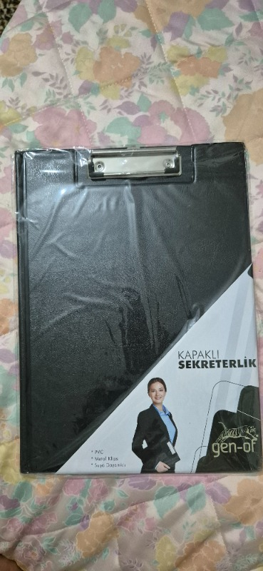 Linea Plastik Sekreterlik A4 Kapaklı Siyah 56