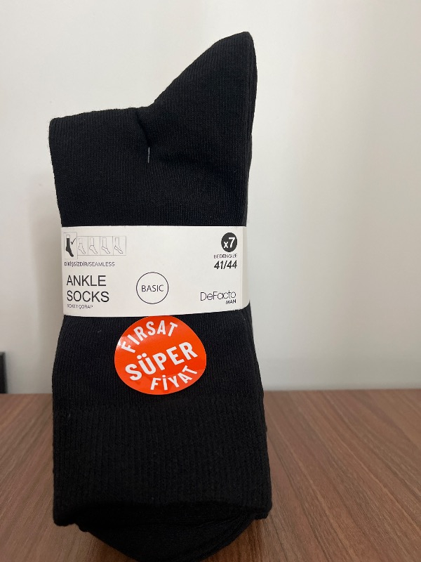 DeFacto Erkek 7'li Uzun Çorap L5952AZNS