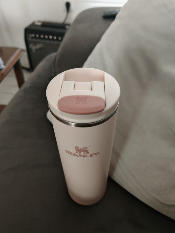 Stanley The Transit Fliptop Mug Paslanmaz Çelik 0.47 Lt Rose Renkli Model