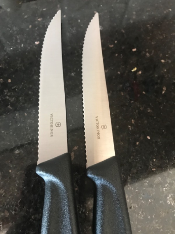 Victorinox Biftek ve Pizza Bıçağı Blisterli 12CM 2ADET