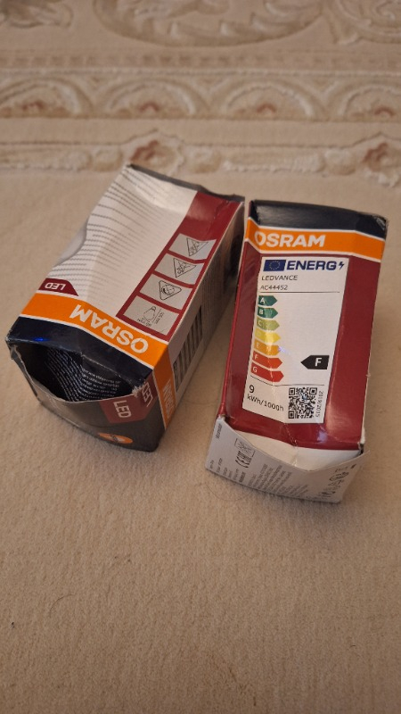 Osram Led Value 8.5W Sarı Işık E-27 Ampul 806 lm