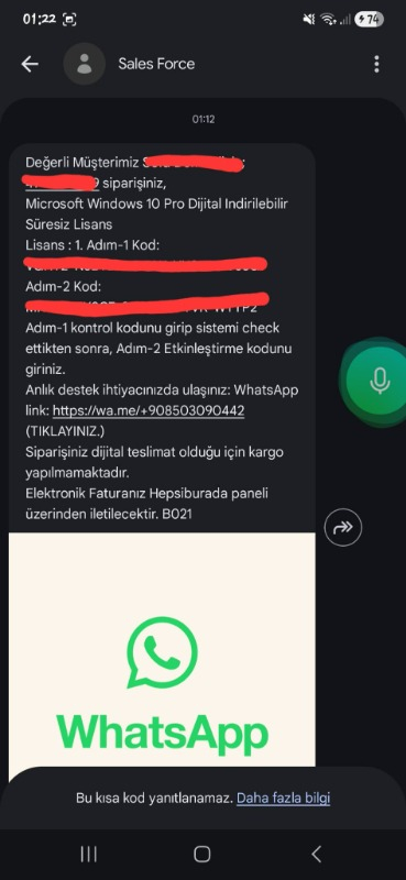 Microsoft Windows 10 Pro Dijital Indirilebilir Süresiz Lisans
