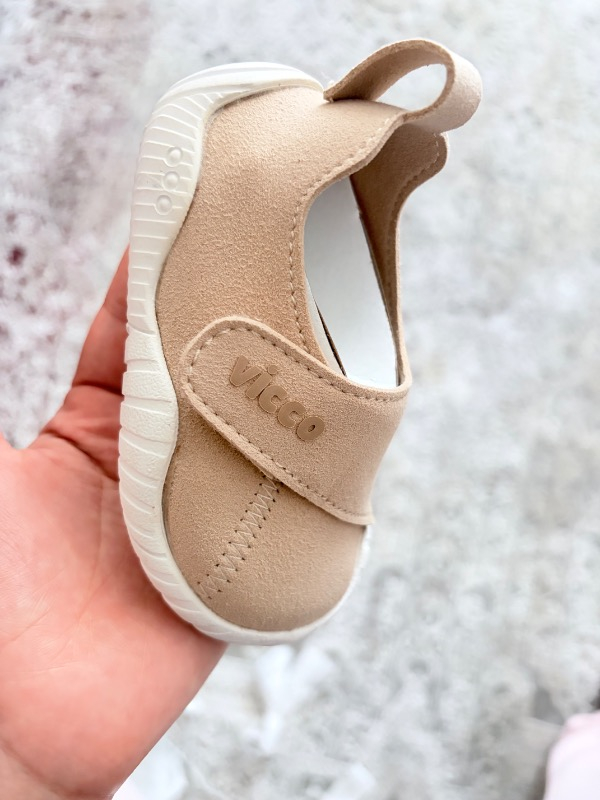 Vicco Panku Hafif Unisex Ilk Adım Bej Sneaker
