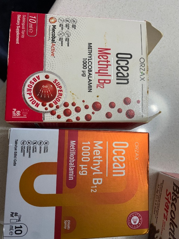Ocean Methyl B12 1000MG 10ML Sprey 2 Kutu