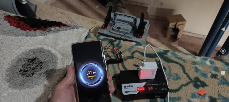 S-Link SL-200W-12 200W DC12V-AC230 Çakmaktan Power Inverter