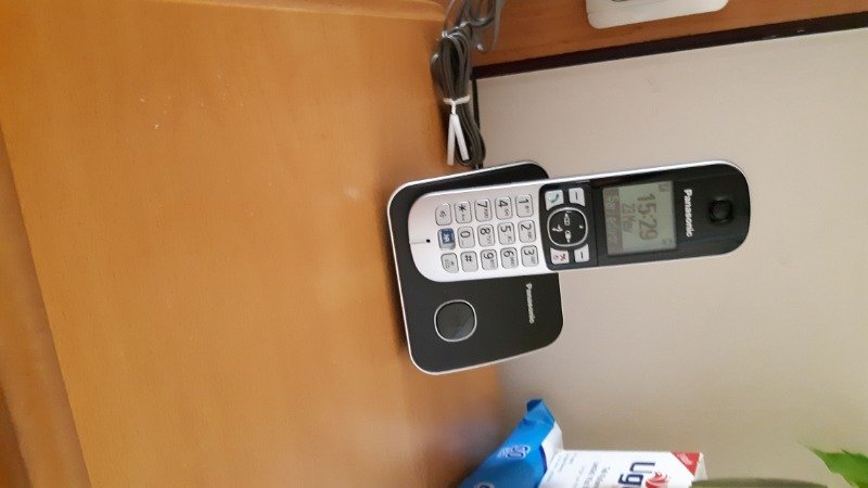 Panasonic Dect Telefon KX-TG6811 (Elektrik Kesintisinde Konuşabilme) Siyah