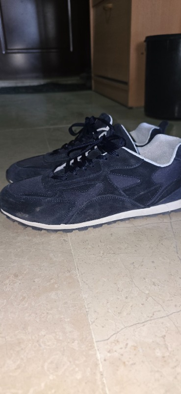 Luvi Sahra Lacivert Süet Hakiki Deri Kadın Sneaker