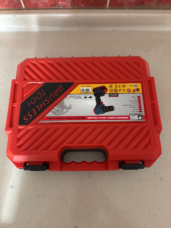 Catpower 1025 Kömürsüz Darbeli Akülü Matkap 20V 2 Ah Lion
