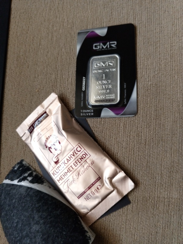 E-Gümüş 1 ONS (31.10 gr) Külçe Gümüş