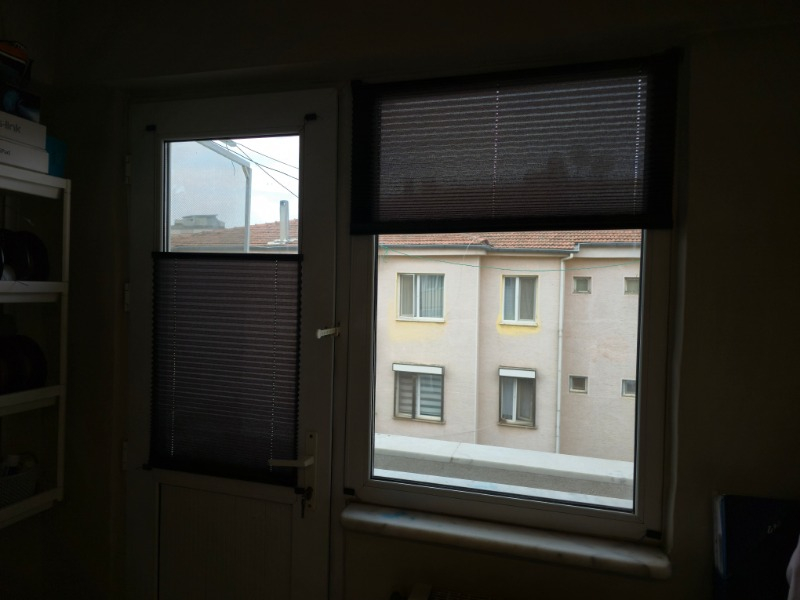 Plised Home Katlanabilir Cam Balkon Plise Perde Antrasit