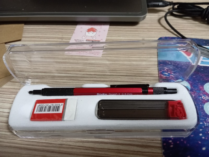 Scrikss Graph-X Metal Versatil Kalem Seti 0.5 Mm Kırmızı