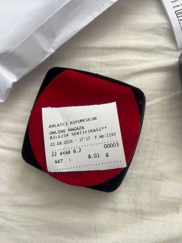 Ahlatcı 8 gr 22 Ayar 2mm Kibrit Çöpü Bilezik