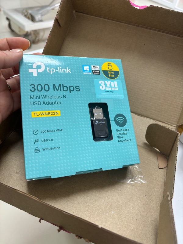 Tp-Link TL-WN823N 300 Mbps Mini Kablosuz USB Adaptör