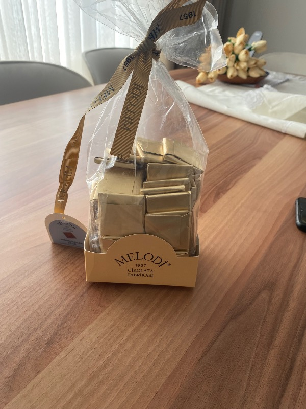Melodi Çikolata Altın Sargılı Madlen Sütlü Çikolata- 500 gr