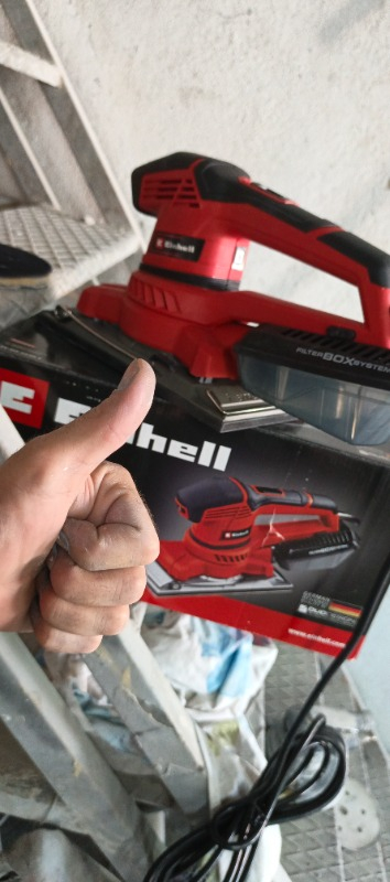 Einhell TE-OS 2520 E, Titreşim Zımpara