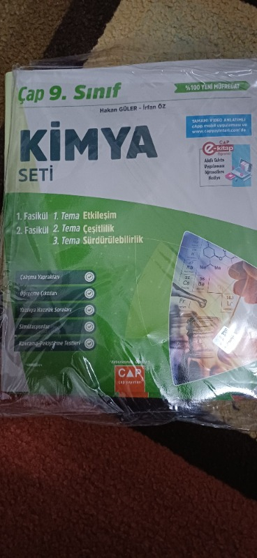 Çap Yayınları 9. Sınıf Kimya Seti