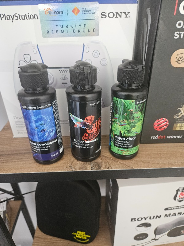 Crystalpro Guppy Lepistes Balıkları İçin 3X125ml Üçlü Bakım Seti Mineraller ve Su Sağlığı Ürünleri