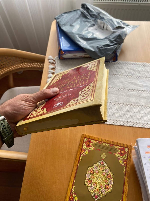Kuranı Kerim Metinsiz Yüce Meali Orta Boy Karton Kapak- Elmalılı Hamdi Yazır