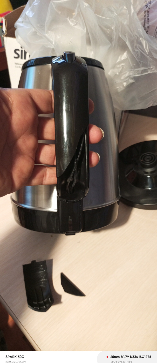 Sinbo SK-7353 Su Isıtıcı - Gri - 1,7 lt