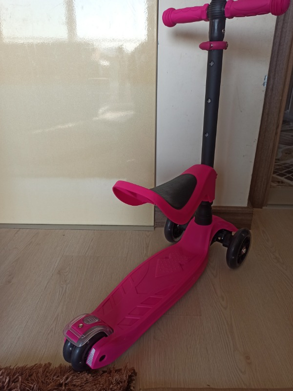 Babyhope 199 Scooter Pembe