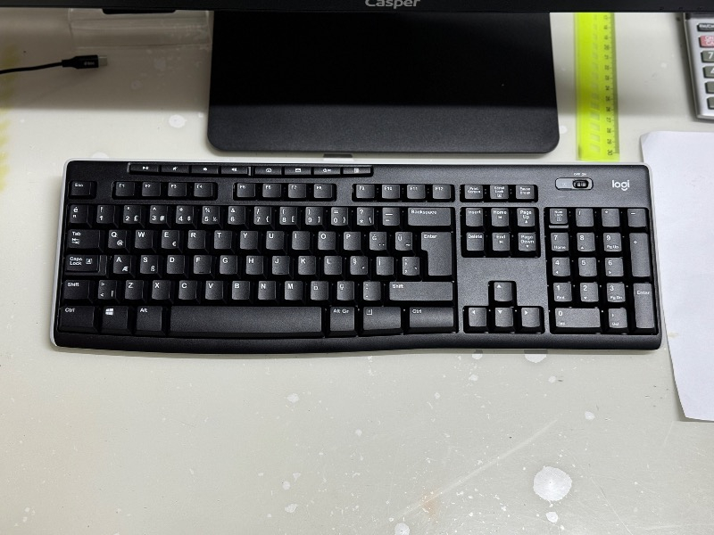 Logitech K270 Tam Boyutlu Kablosuz Türkçe Klavye - Siyah