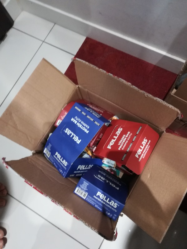 Fellas 24 Adet Protein Bar Süper Karma Kutu