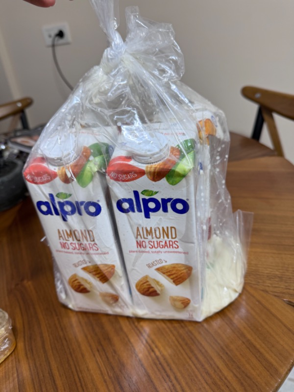 Alpro Yulaf & Badem İçeceği 1lt Laktozsuz Bitkisel Vegan Süt