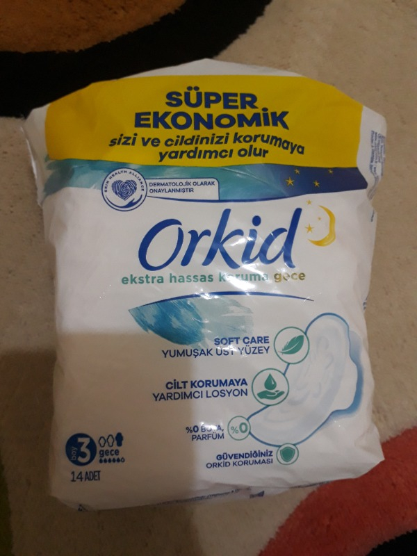 Orkid Ultra Extra Hijyenik Ped Normal Tekli Paket 8'li