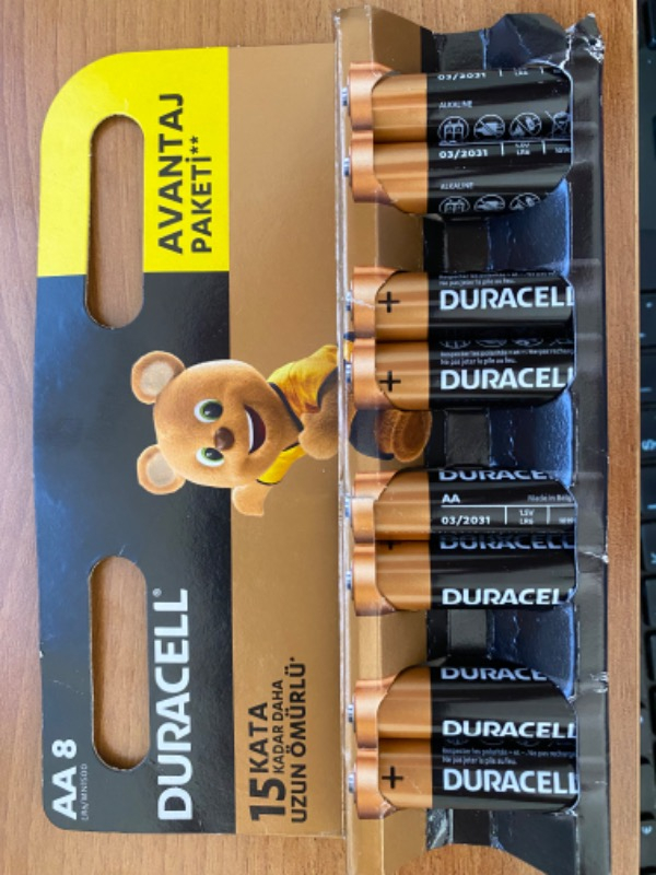 Duracell Basic Kalem Pil 8li Aa