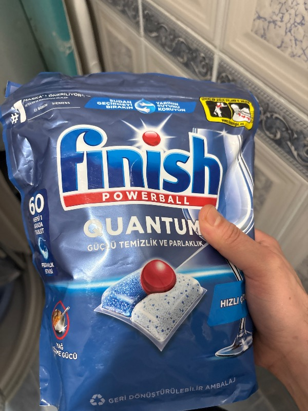 Finish Quantum 60 Kapsül Bulaşık Makinesi Deterjanı Tableti