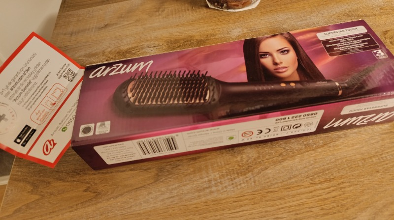 Arzum AR5068 Superstar Touch Saç Düzleştirici Fırça