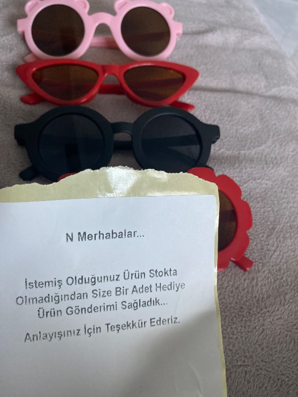 Çocuk Güneş Gözlüğü 3'lü Set