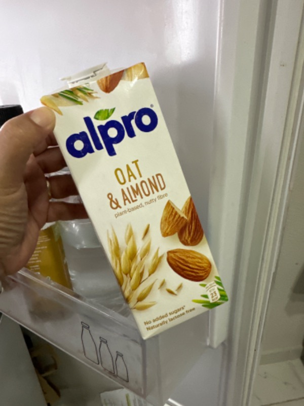 Alpro Yulaf & Badem İçeceği 1lt Laktozsuz Bitkisel Vegan Süt