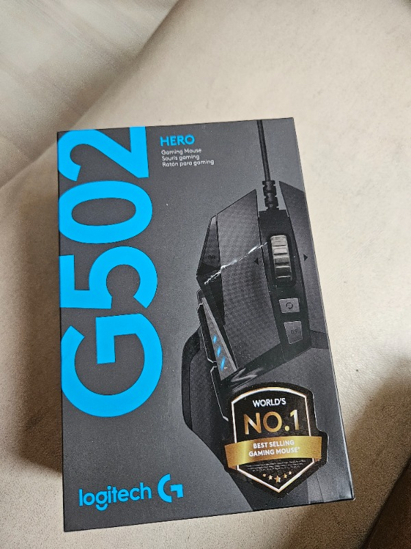 Logitech G G502 HERO LIGHTSYNC 25.600 DPI Yüksek Performanslı Kablolu Oyuncu Mouse - Siyah
