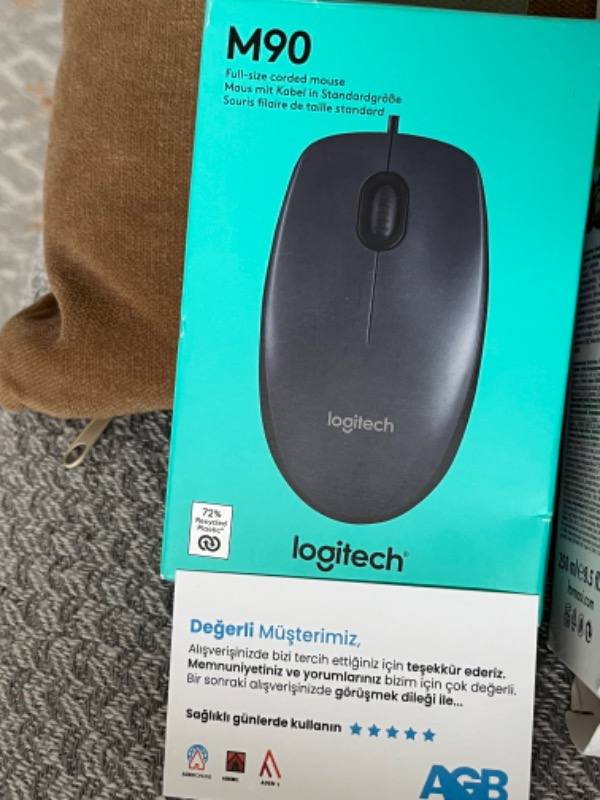 Logitech M90 USB Optik Kablolu Mouse - Siyah