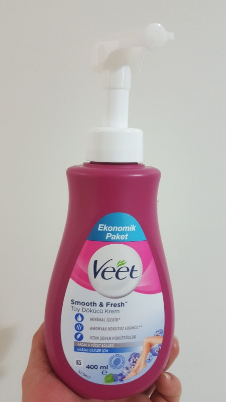 Veet Tüy Dökücü Krem Bacak & Vücut Bölgesi Hassas Ciltler 400 ml