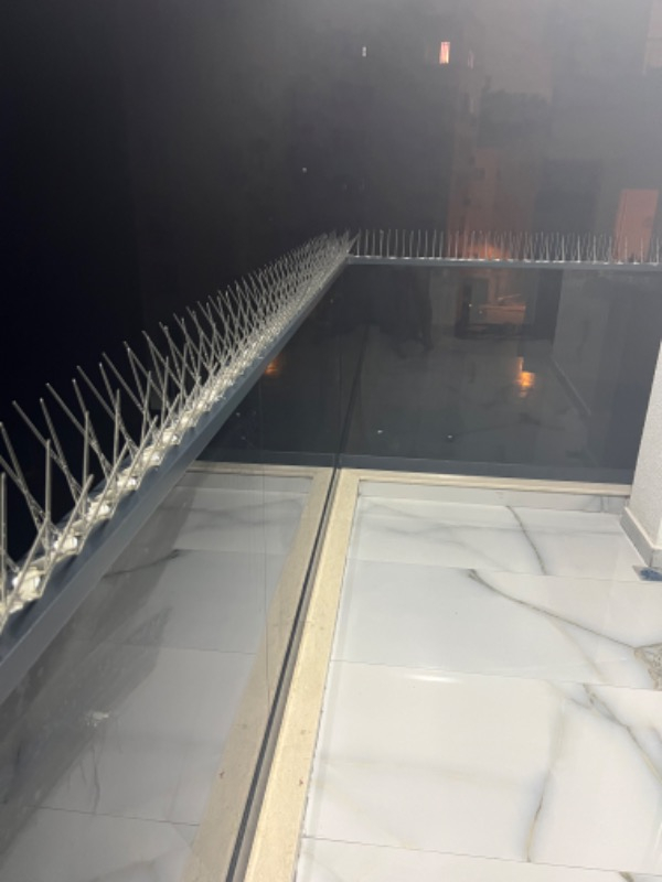 Expel Plastik Kuşkonmaz Bariyer Kuş Engelleyici Tel 3D Model 5'li